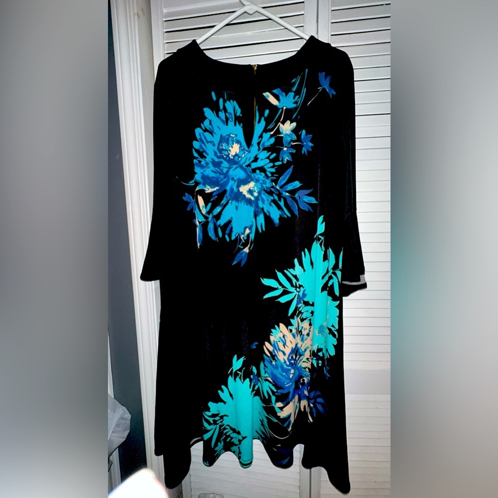 Roz & Ali Floral Dress , Plus Size 3X